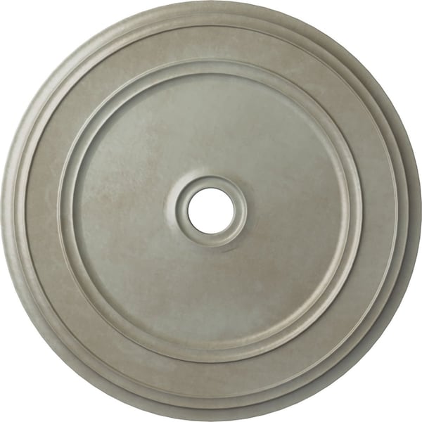 Ekena Millwork Classic Ceiling Medallion (Fits Canopies up to 5 1/2"), 41 1/8"OD x 4"ID x 2 1/8"P, Flash Gold CM41CLFLS - main